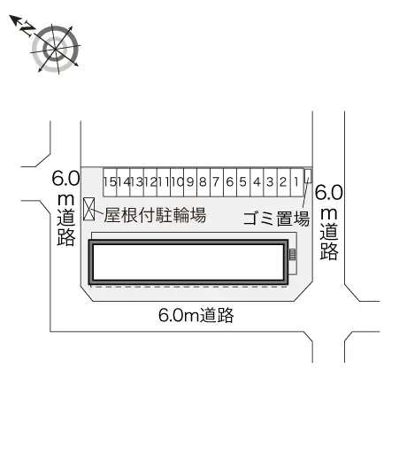 掛川市長谷２丁目　月極駐車場（LP）